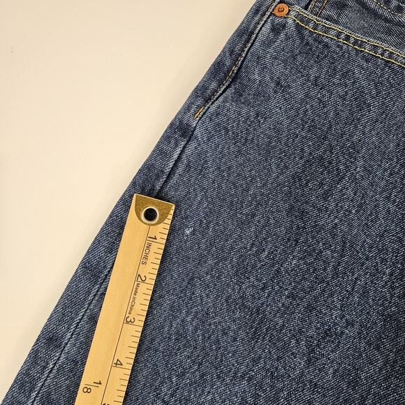 Levi's 569 Jeans Men's 40x29* Loose Straight Fit Dark Wash Denim Rigid Cotton - Picture 6 of 11